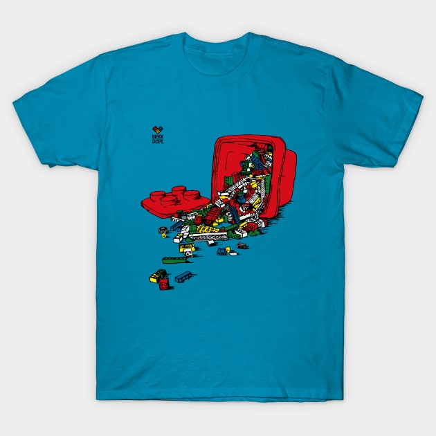 Red Bucket T-Shirt by The Brick Dept